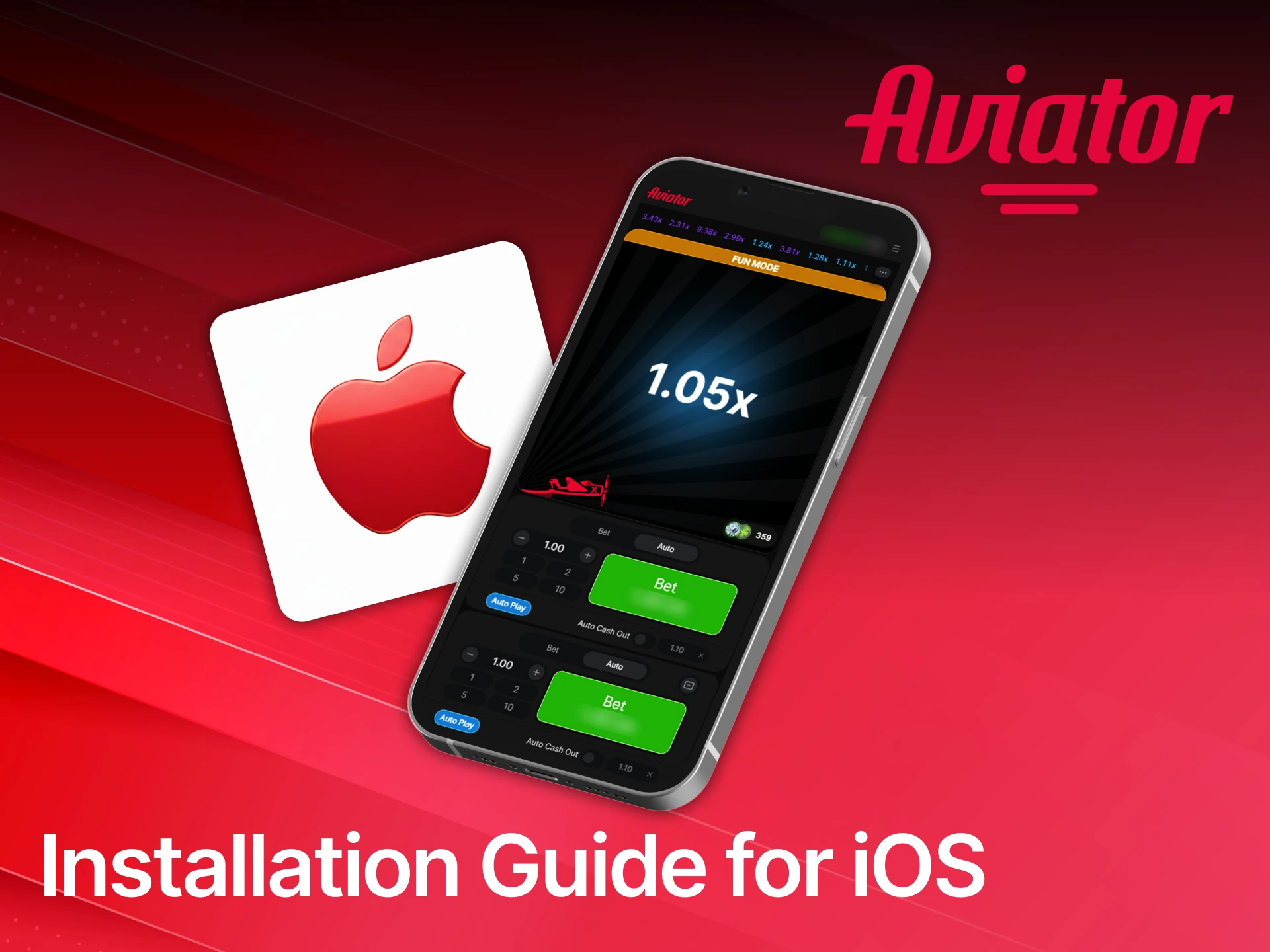 Use the installation guide to get the Aviator app for iOS devices.