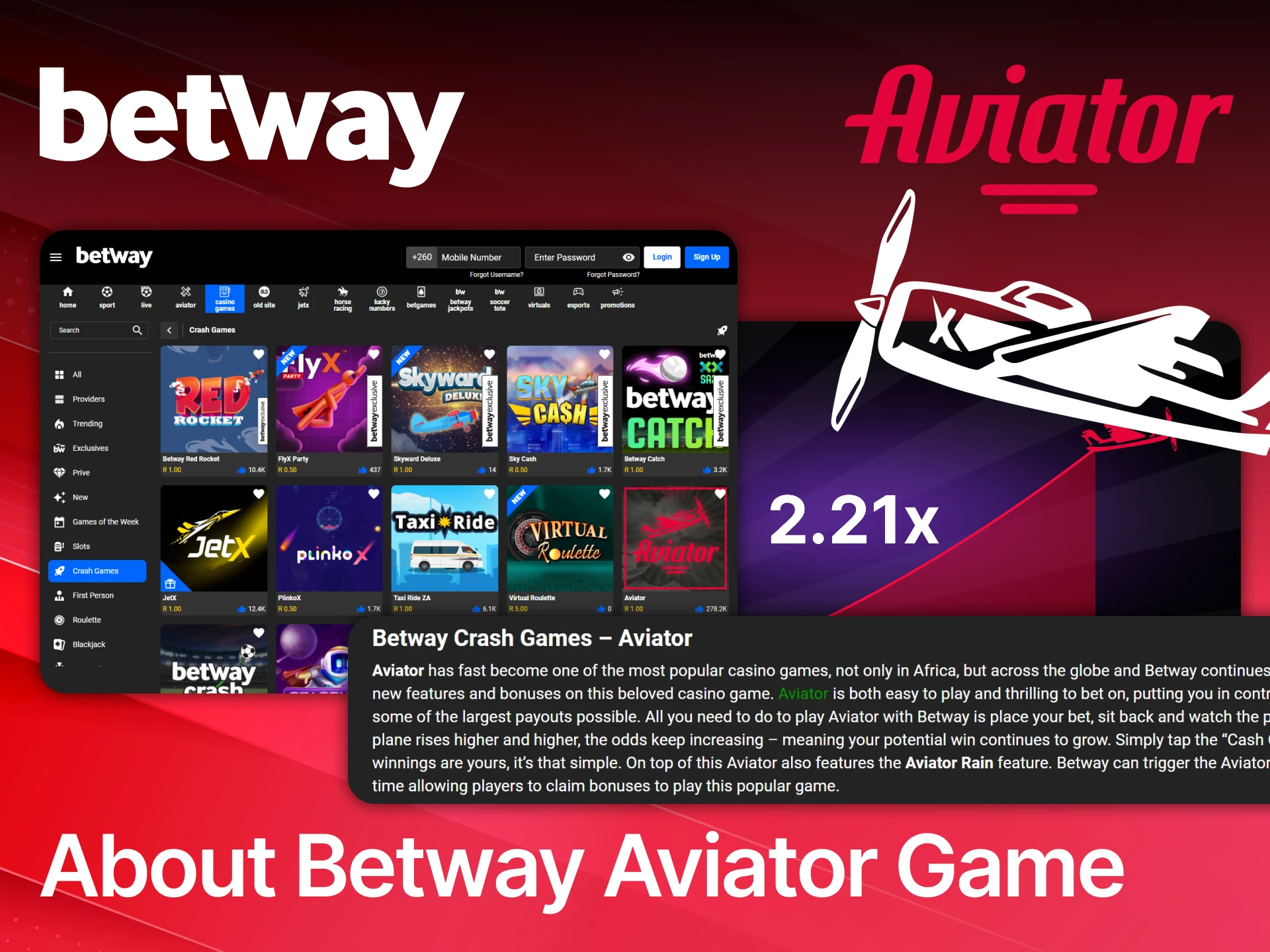 Learn the Aviator on Betway and start winning big.