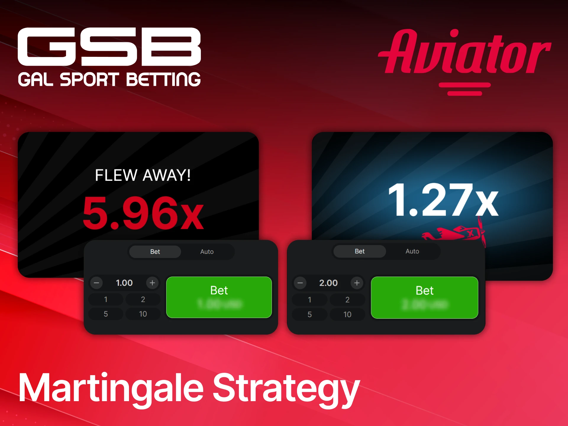 Apply the Martingale strategy to your Aviator bets and boost wins on GSB.