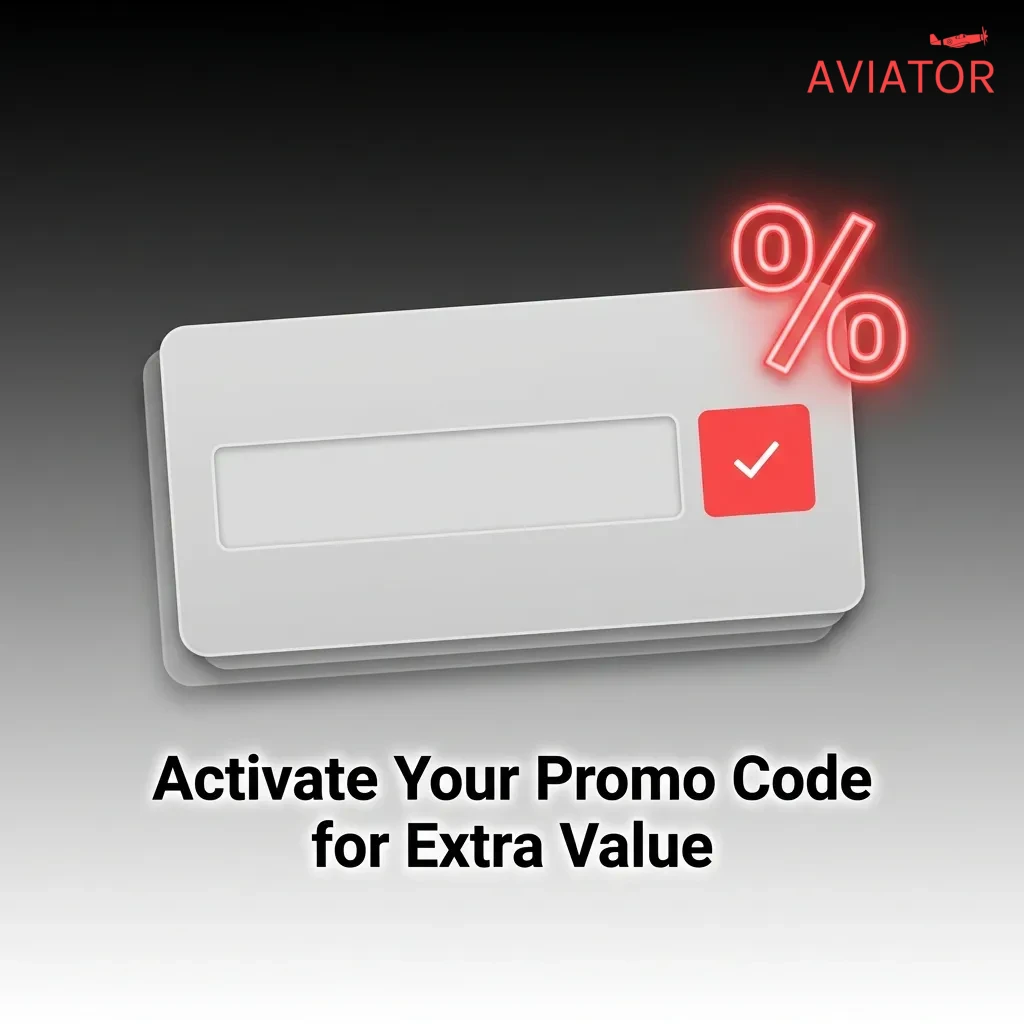 Person entering promo code AVIATOR22 in registration form to unlock enhanced welcome bonus and extra value offers