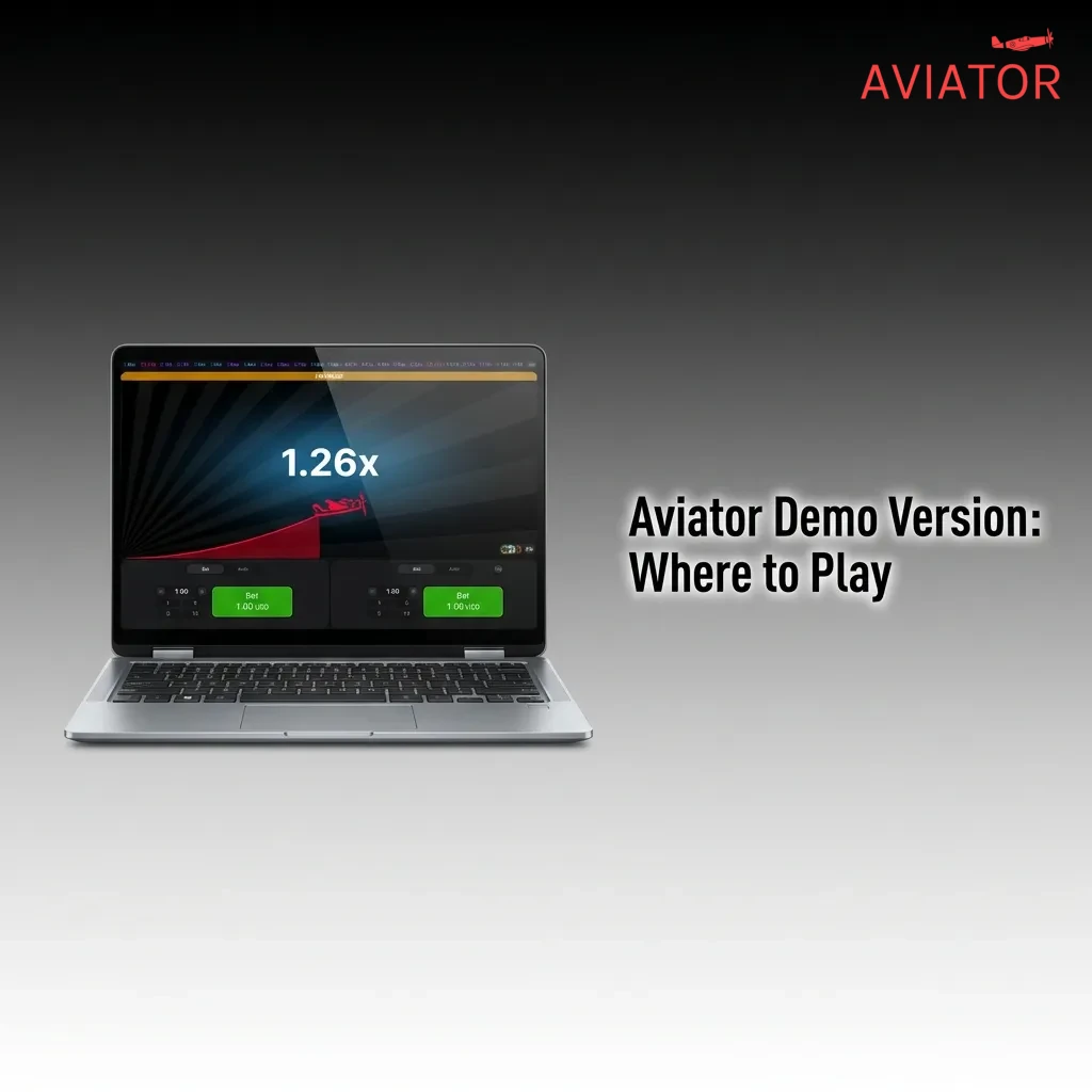 Aviator demo game interface showing multiplier mechanics and gameplay controls for practice play