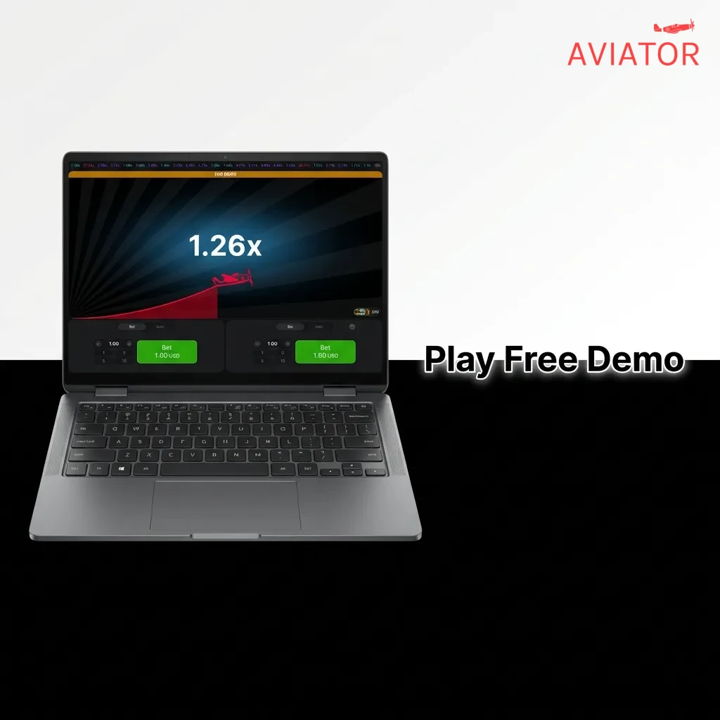 Aviator game demo mode interface showing multiplier growth and cashout options for practice play