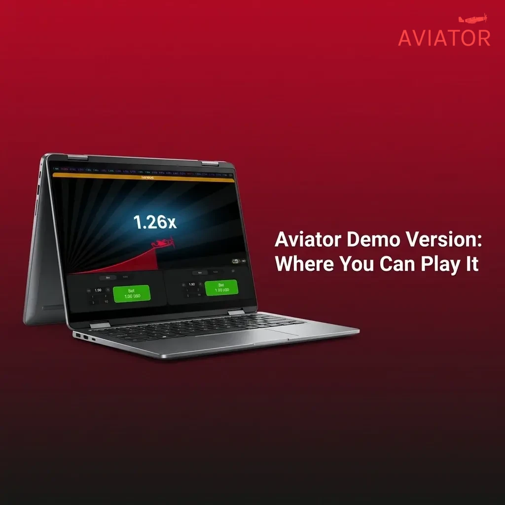 Aviator demo game interface showing free play mode options available on casino platforms and Spribe's website