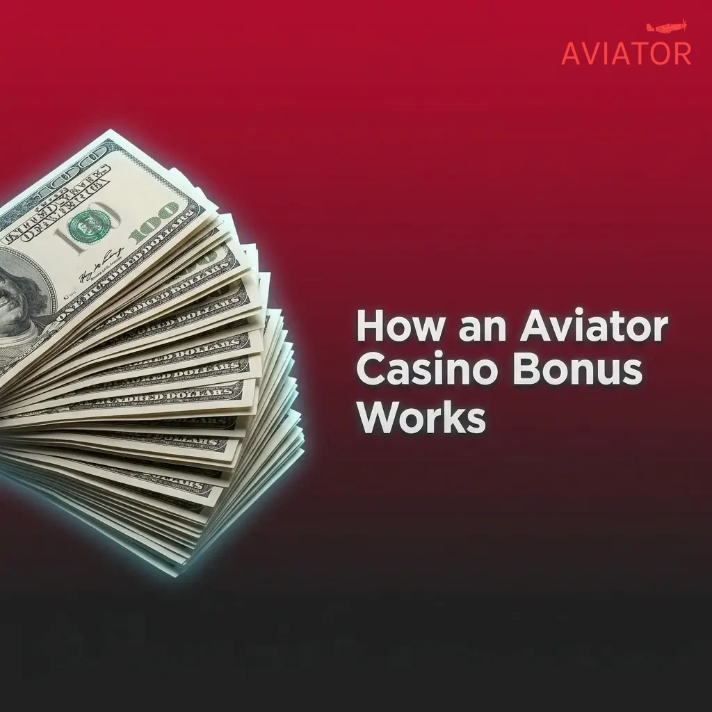 Aviator casino bonus explanation showing deposit match, wagering requirements, and welcome offer terms for players