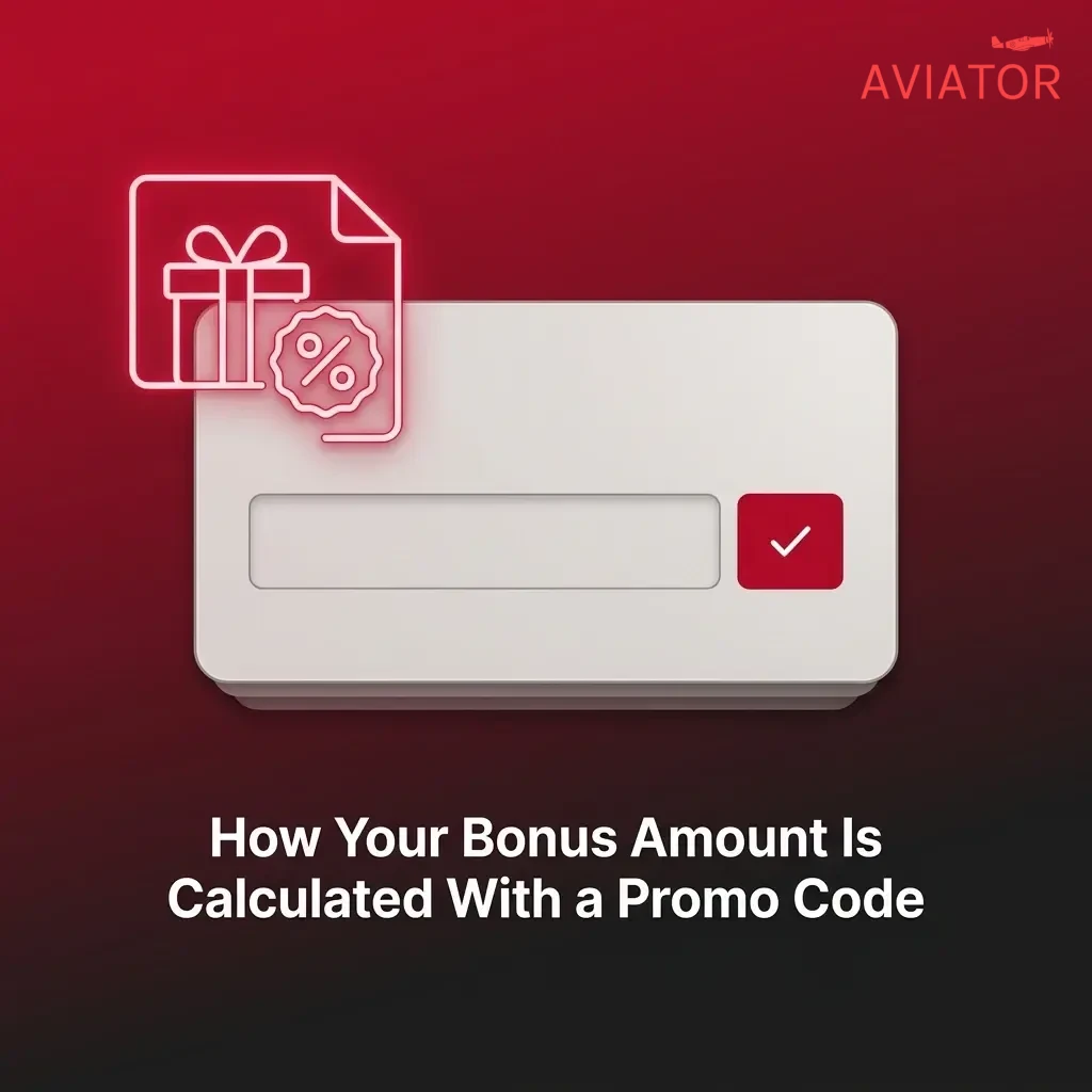 Aviator promo code bonus calculation showing percentage-based deposit match and free spins rewards at Indian casinos