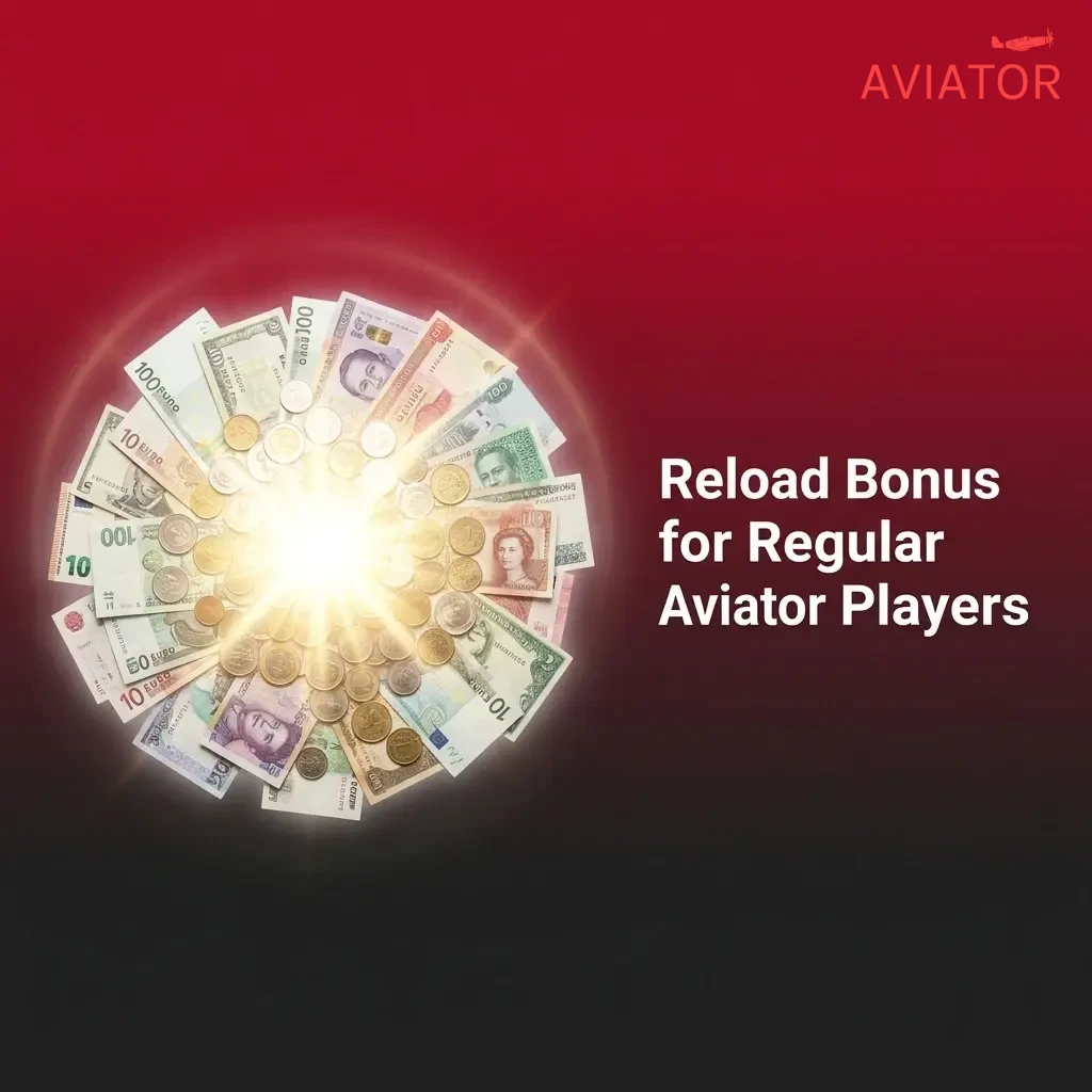 Reload bonus for regular Aviator players in India offering percentage match on top-up deposits