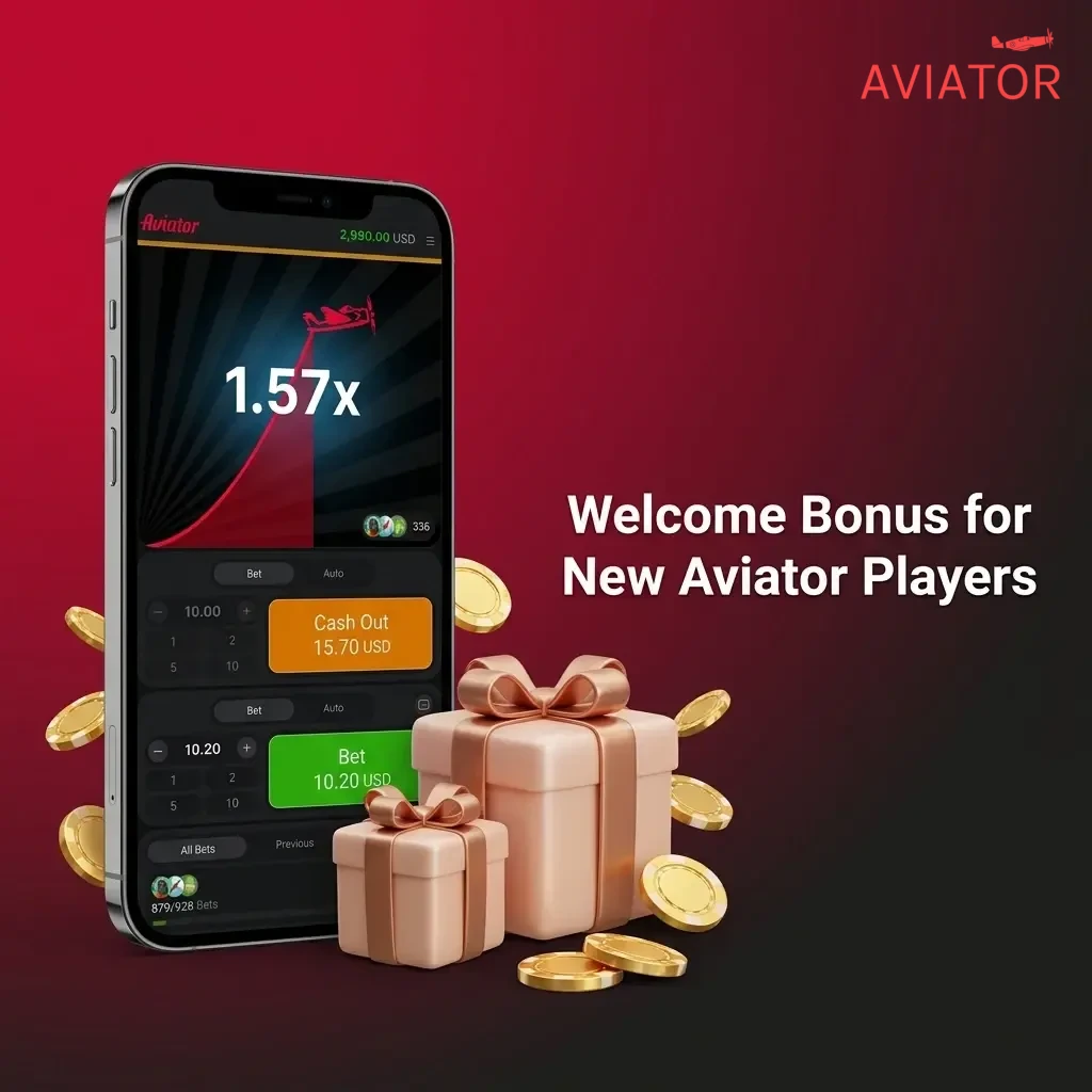 New Aviator player receiving a welcome bonus after registration with extra deposit funds to explore betting strategies