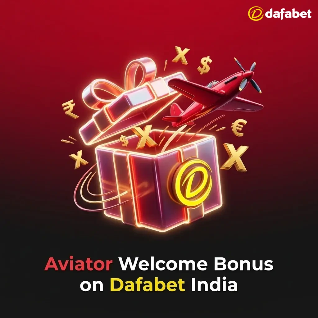 Dafabet India Aviator welcome bonus 100% up to 20000 INR for new casino players with 500 INR minimum deposit