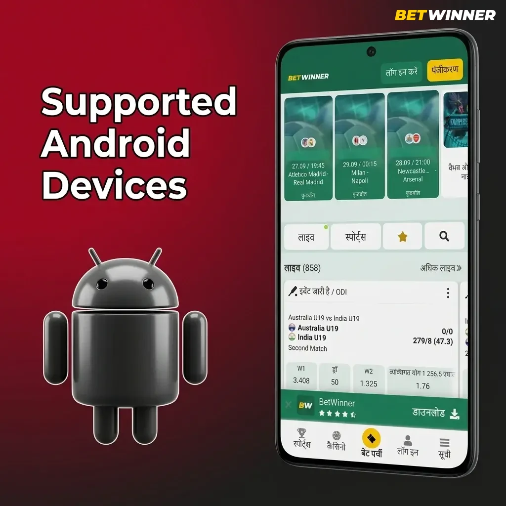 BetWinner Aviator app supported Android devices list covering budget, mid-range, and flagship phones tested in 2022–2024