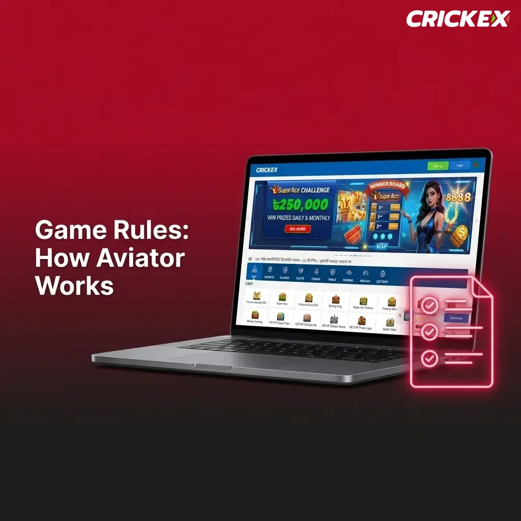 Aviator game rules showing a plane flying with a growing multiplier, bet limits from INR 7 to 70,000, and cashout mechanics