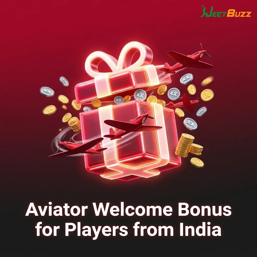 Jeetbuzz Aviator welcome bonus India 100% match on first deposit of INR 500 for new players