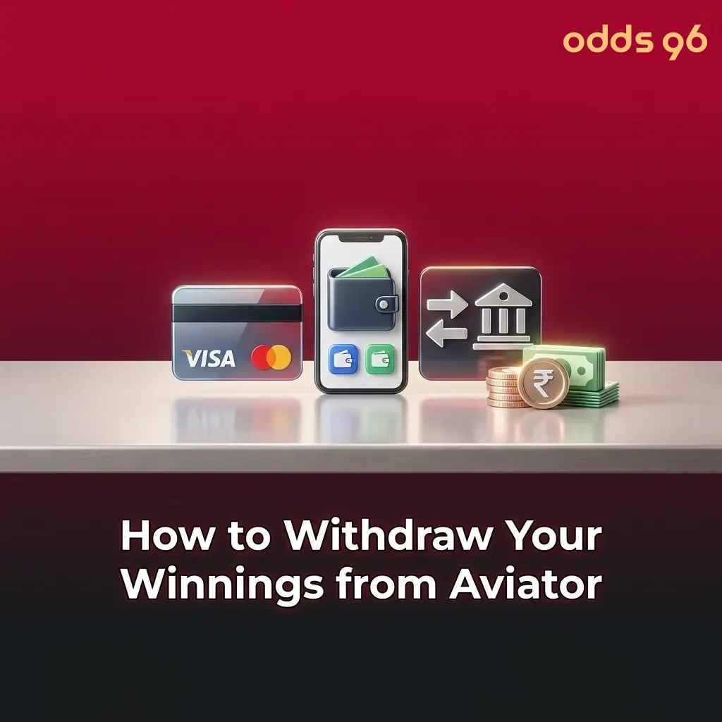 Odds96 app withdrawal steps for Aviator winnings via UPI or crypto, with account verification and transaction tracking