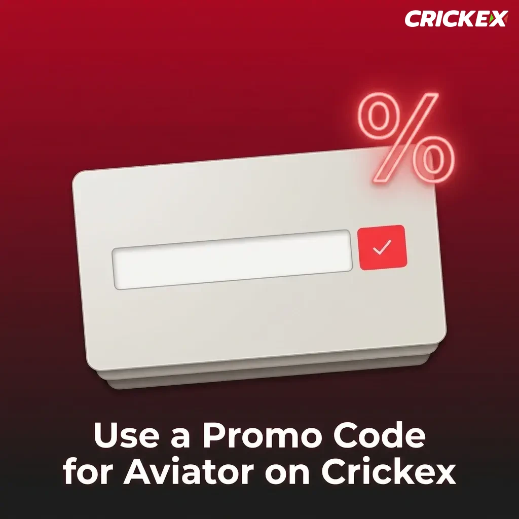 Crickex promo code field during registration for Aviator game bonus rewards for new and existing players