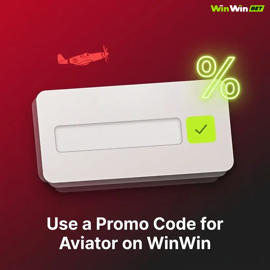 WinWin Aviator promo code WINBONUS entry field in player profile Bonuses tab for extra welcome offer rewards