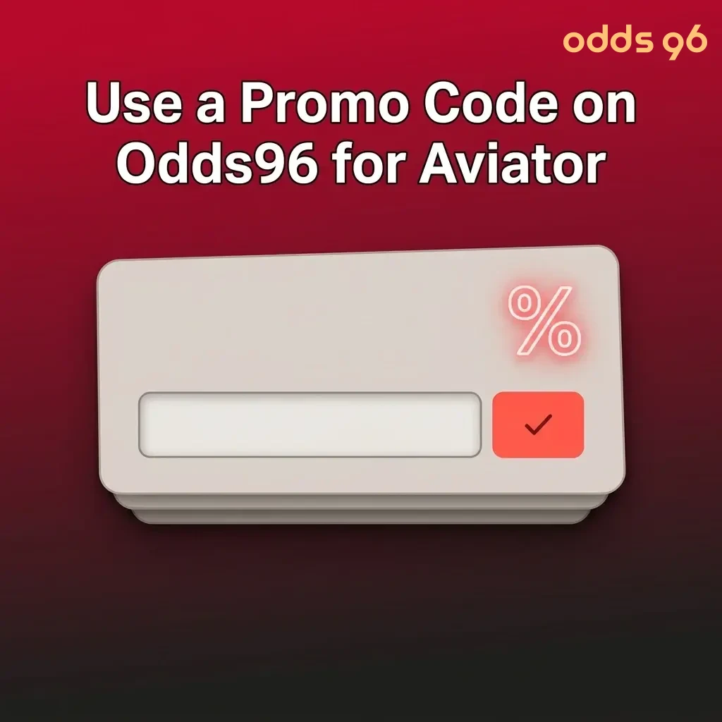 Odds96 registration form showing promo code field with ODD96INDIA entered to claim Aviator bonus