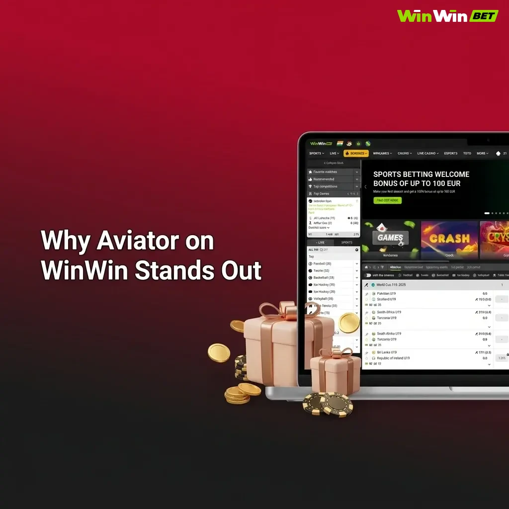 WinWin Aviator game features including 97% RTP, auto cash-out, dual bets, and provably fair system for Indian players