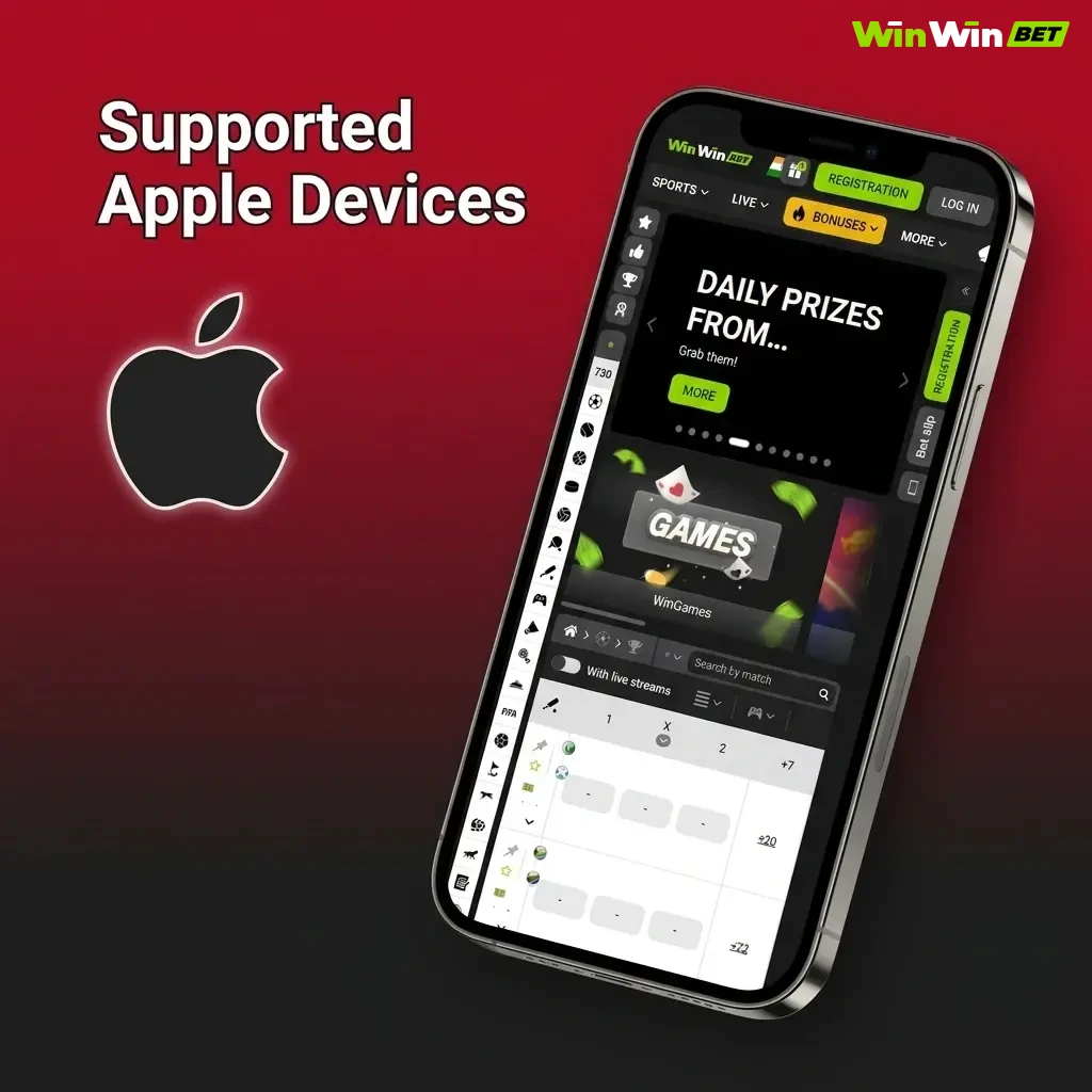 List of supported Apple iPhones and iPad running iOS 12 or later for WinWin Aviator mobile PWA experience